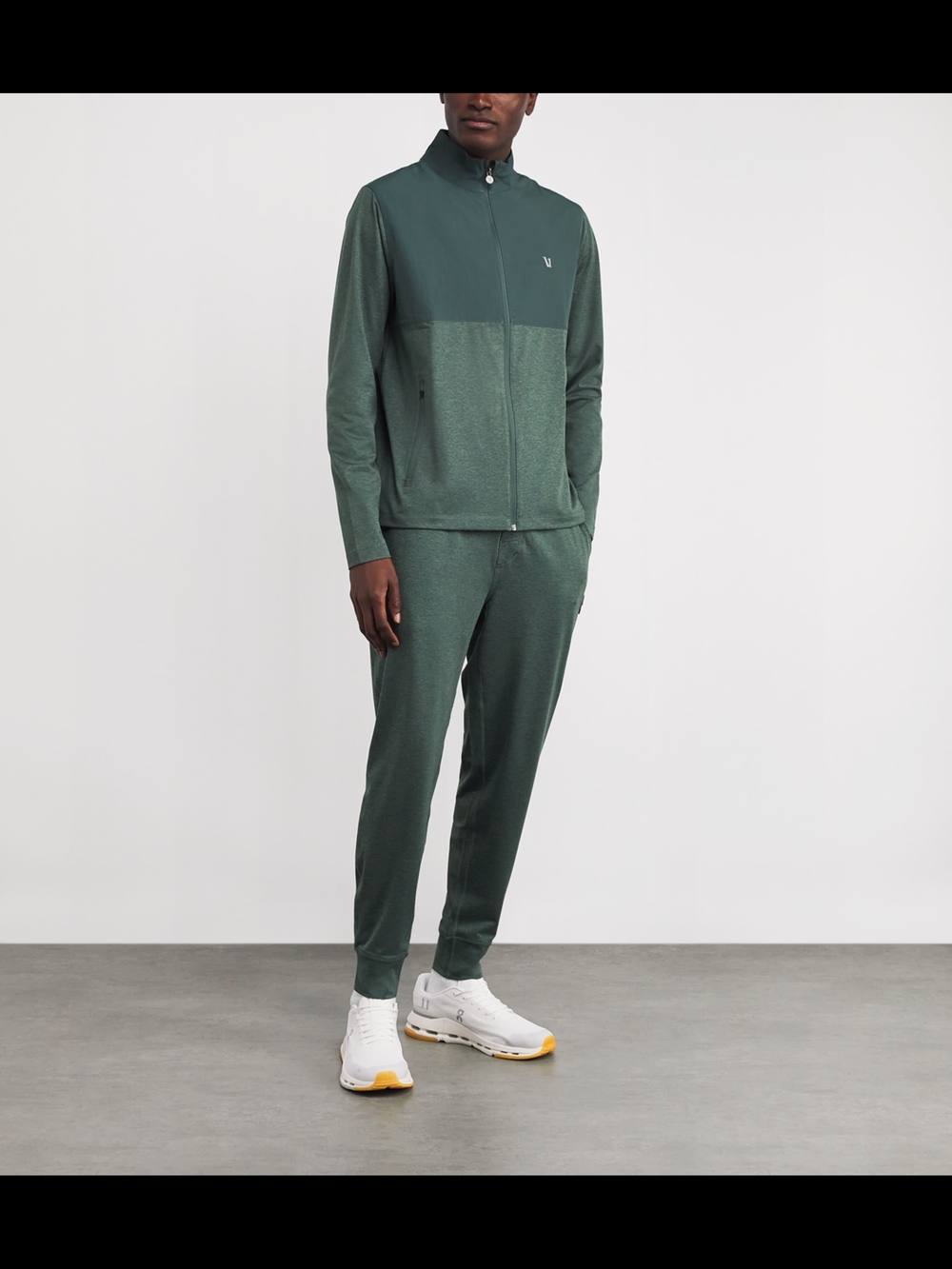 Vuori Sunday Element Track Jacket & Pants Set Green
